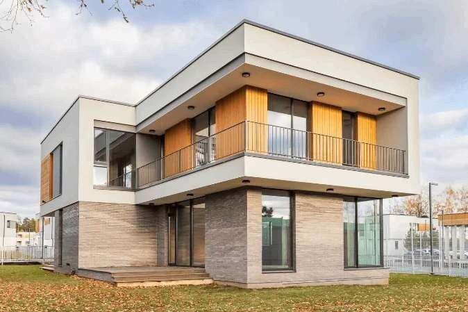 Construction de maison contemporaine